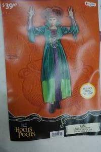 Halloween Costume Hocus Pocus Wini  Size L 12-14