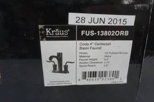 New Kraus Faucet with Soap Dispenser