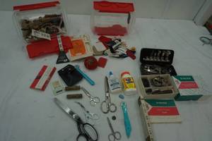 Sewing Supplies, Buttons, Zippers and more