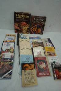 Variety Of Cooking Books, Heritage Cookbook, Happy Trails and more