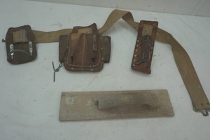 Tool Belt & Wooden Trolly