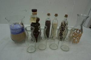 Kitchen Decor & Vintage Glass Milk Bottles