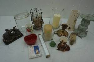 Candle Holders, Candles, Frog Figure, Elephant Figure and more
