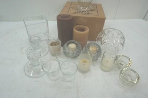Votives, Candles and Glass Candle holders