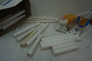 Variety of PVC Pipe and fittings