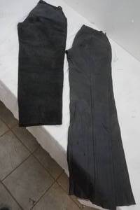 Black Genuine Leather Ladies Pants