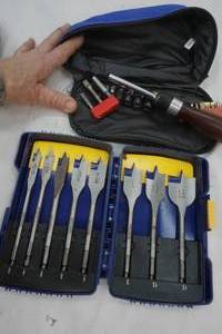 Hand Tools RatchetScrewdriver set & Irwin Speed Bore Bits
