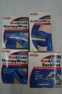 New Meijer 4- Hot & Cold Packs & wraps