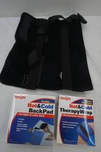 New Meijer 2- Hot & Cold Packs & Leg Brace