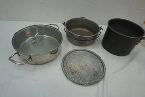 Variety of Cooking Pots