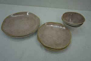 Dinner Set 4 plates, 4 Saucers 3 Bowls