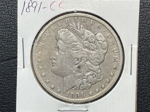 1891-CC Morgan Dollar