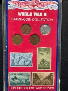 World War II Coin and Stamp Set