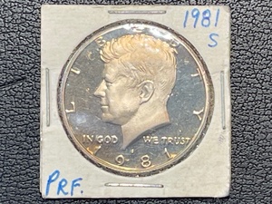 1981-S Kennedy Half Dollar Proof