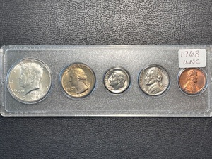 1968 Uncirculated Coin Set