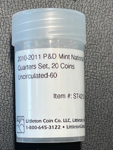 2010-2011 P&D National Park Quarter Sets Uncirculated-60