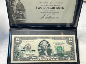 South Dakota $2 Dollar Bill
