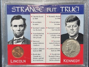 Kennedy Half Dollar and Lincoln Cent