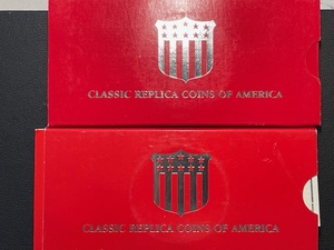 2 Cent Piece and Half Dime Replica