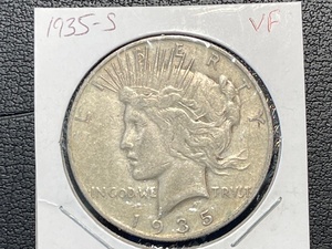 1935-S Peace Dollar