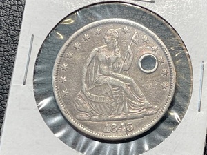 1843 Seated Liberty Half Dollar