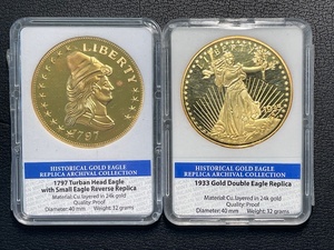 Replica Gold Layered Coins