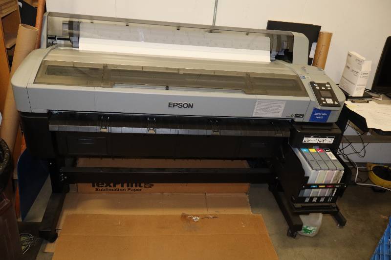 lot 736 image: Epson K124A 46 Large Format Printer with Computer & System SC-F6370