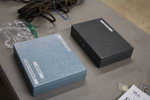 lot 804 image: Lot of (2) Metal Security Lock Boxes