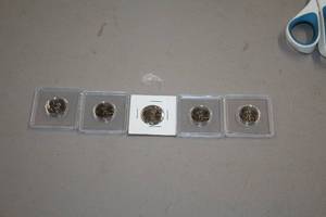 lot 800 image: Lot of (5) 2005 Collectible Nickels