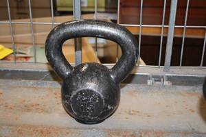 lot 766A image: Power Systems 15-lb Kettle Ball