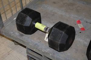 lot 773 image: Lot of (1) 40-lb Dumbbell