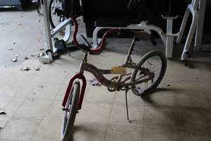 lot 860 image: Schwinn 16 Girls Single-speed Trail Bike 12 WhiteRedPink Frame