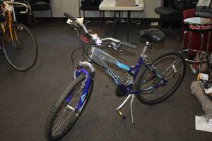 lot 885 image: Schwinn Ridge AL 22 Womens Trail Bike 17 BlueSilverWhiteBlack Frame