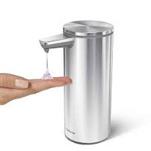 lot 12 image: simplehuman 9oz Rechargeable Stainless Steel Sensor Pump