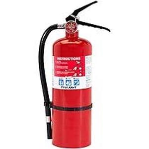 lot 23 image: FIRST ALERT PRO5 Rechargeable Heavy Duty Fire Extinguisher, UL RATED 3-A40-BC, Red, 1-Pack