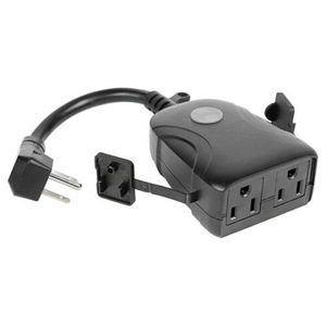 lot 49 image: Feit Wi-Fi Smart Outdoor Plug 2-pack