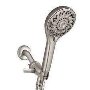 lot 86 image: Kohler Prosecco Multifunction Handheld Shower Head  Brushed Nickel