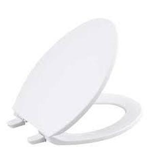 lot 90 image: Kohler Layne Quiet-close Elongated Antimicrobial Toilet Seat REC35819-A-0