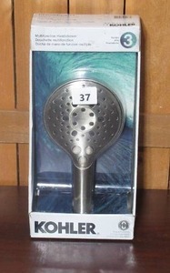 lot 97 image: Kohler Prosecco Multifunction Handheld Shower, Brushed Nickel