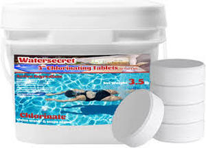 lot 106 image: Watersecret 3  Chlorinating Tablets- 12.5 lbs