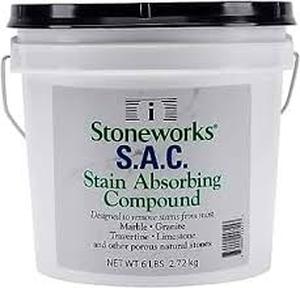 lot 113 image: International Stoneworks SAC Poultice Powder (6 Lb) Designed to eliminate stains