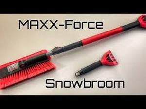 lot 134 image: SubZero MAXX-Force Glacier 58 Extendable Snowbrush & Ice Scraper-Red