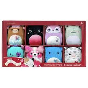 lot 179 image: Squishmallows Official Kellytoy Valentines Day Love 5-inch Soft Plush 8-pack Assorted Squishy Toy Animals