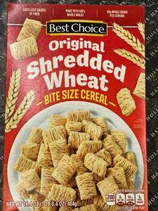 lot 26 image: Best Choice Shredded Wheat Bite Size 8 Boxes