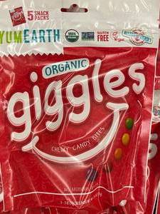 lot 76 image: YUM Earth Ortganic Giggles Chewy Candy Bite 10 bags