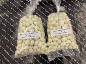 lot 154 image: Natural Yogurt Coverd Almonds 2 X 2LB Bags