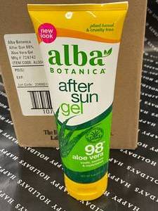 lot 176 image: ALBA After Sun Aloe Vera Gel 6 tubes