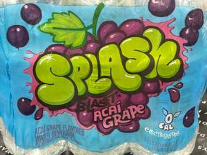 lot 184 image: Splash Blast Acai Grape 12 Pack