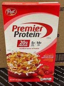 lot 193 image: Post Mixed Berry Almond Cereal 8 Boxes