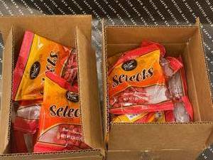 lot 221 image: Special 2 Boxes if Burnt Peanuts 16 Bags